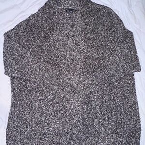 Cozy Gray Knit Cardigan